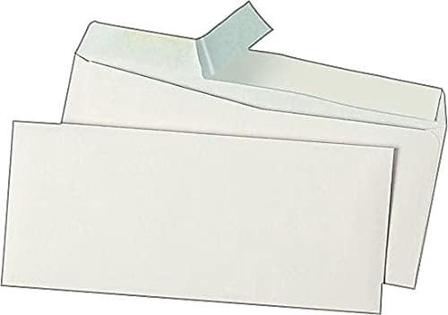 Universal UNV36001 Peel Seal 3.88 in. x 8.88 in. #9 Square Flap Business Envelopes - White (500/Box)