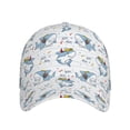 thumbnail image 2 of Yiaed Cute Shark Print Cap Adjustable Size for Running Workouts and Outdoor Activities All Seasons, 2 of 5