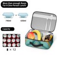 thumbnail image 5 of Green and Gold Marble Pattern Insulated Lunch Bag Teens,Bento School Lunch Bag for Teens for Work,Picnic or Travel 10.6x7.7x4.3 Inches,12 Can Capacity, 5 of 6