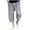 Gray, variant on Plebaso Big and Tall Men's Capri Pants Drawstring Casual Capris Summer Plain Wide Leg Pants with Pockets