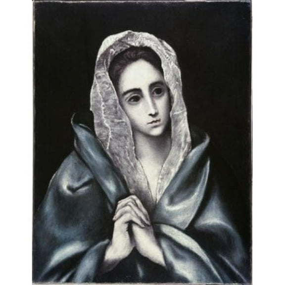 Posterazzi SAL260163 Mater Dolorosa 1585-90 El Greco 1541-1614 Greek Oil on Canvas Staatliche Museen Preussischer Kulturbesitz Poster Print - 18 x 24 in.