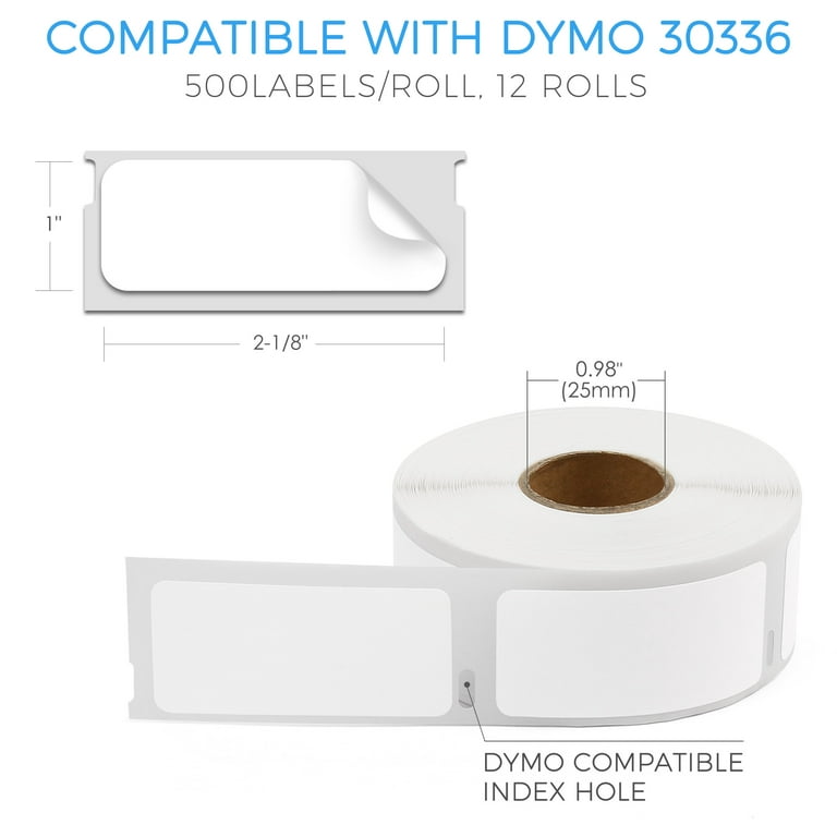Dymo 30336 Multipurpose Labels, 1Core