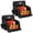 Cationic-21" W(2 Pack), variant on MOPHOTO 21IN Heated Stadium Seat Bleacher Seat with Back & Arm Support, Portable 6 Reclinng Positions Stadium Seating for Bleachers, Bleacher Seats for Sports Events, Outing, Travelling