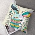 thumbnail image 7 of Pillows Set of 2 Pillows Green Cushion Case Welcome Linen Decorations for Sofa Couch Outdoor Indoor, 7 of 7