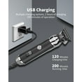 thumbnail image 4 of KEMEI 1573 Professional Hair Clippers for Men, Cordless Beard Trimmer, Electric T-Blade Zero Gap Hair Trimmer, USB Rechargeable with 5 Guide Combs, 4 of 8