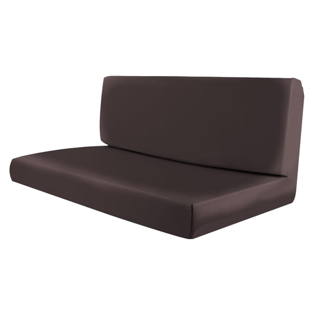 Fundas de cojín para comedor RV, funda para banco, fundas suaves antideslizantes para cojines de Camper Café oscuro
