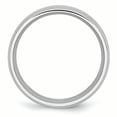 thumbnail image 2 of Cobalt Sterling Silver Inlay Satin/Polished Beveled Edge 8mm Band Size 7.5, 2 of 6