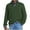 Army Green Pullover for Men, variant on Stand Collar Half-Zip Stripe Knit Sweater Men Casual Pullover For Winter Gray XL