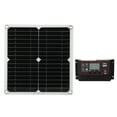 thumbnail image 1 of Kit de panel solar de células solares, kit de panel solar de 15 W, kit de panel solar dual USBDC, kit de panel solar con controlador, durabilidad mejorada, 1 of 8