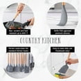 thumbnail image 4 of Country Kitchen 38-Pc Cooking Utensils Set Silicone Spatula & Kitchen Gadgets, Gray, 4 of 7