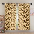 thumbnail image 5 of Leopard Print 52x63in(132x160cm) Curtains 2 Panels for Kids Bedroom, Window Drapes for Kids Boys Girls Bedroom Curtains Designed To Spark Joy and Creativity, 5 of 5