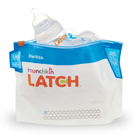 Munchkin LATCH Bottle Sterilizer Bags, 6 Pack