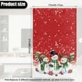 thumbnail image 3 of SCRAWLGOD Christmas Snowman Ornament Ball Musical Note Print 1 Pcs Non Slip Headrest Protector PU Leather Sofa Headrest Cover for Recline Chair Head Protector Cover for Furniture,Living Room,17x27in, 3 of 7