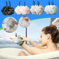 thumbnail image 1 of Fiudx Esponja Exfoliante de Lufa para Ducha, Material de Pe Suave, Firmeza Mejorada, Juego de 2, Diseño Colgante de Secado Rápido, para Hombres y Mujeres, Experiencia de Spa de Baño., 1 of 5