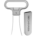 thumbnail image 1 of Belwares Ah So Wine Opener - Durable Stainless Steel Two-Prong Cork Puller with Sleek Case - Red & White Wine, Beer, Champagne, Wine Enthusiasts - Great Christmas Gift Idea, 1 of 6