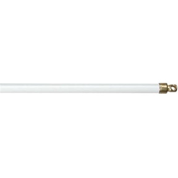 KN6401 11 to 19 in. Swivel Sash Rod White