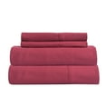 thumbnail image 3 of JML King Size Bed Sheet Set Burgundy,4 Piece Brushed Microfiber, 14" Deep Pocket, Burgundy, 3 of 6