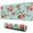 Pioneer Flower Floral, variant on Long Mouse Pads for Desk,Pioneer Flower Floral Print Pattern Desk Mats on Top Of Desks, Desk Mouse Pad Extra Large with 3mm Non-Slip Base and Stitched Edge for Gaming,Office,Work,Home 31.5"x11.8"