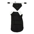 2024 Pet Wedding Suit Stylish Classic Vertical Stripe Dog Formal Tuxedo