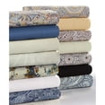 thumbnail image 2 of Tribeca Living Solid or Printed 300 Thread Count Cotton Sateen Deep Pocket Bed Sheet Set, 2 of 5