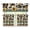 Cow Print Sunflower, variant on Yuyamidu Cow Print Kitchen Curtains and Valances 3 Panel Set Sunflower Bathroom Window Curtain with Rod Pocket Easy to Install Contemporary Trendy Valances
