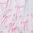 thumbnail image 7 of Tiweut Women's 2 Piece Pajama Set Bow Graphic Button Down Short Sleeve Lapel Shirt Pj Short Set,A-White,XL, 7 of 7