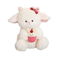 thumbnail image 5 of Soft Plush Lamb Stuffed Animal - Cute Fluffy Sheep Plush Toy, Adorable Lamb Doll for Easter Gift, Durable Plush Toy for Holiday Birthday Gift, Wedding Favor & Home Decor Accent Play, 9.84in, A, 5 of 9