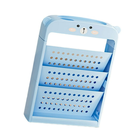 BQBQERT Portable Rolling Bookshelf with Multiple Layers Easy Access Magazine Storage Rack Sturdy Organizers Cart for Readers