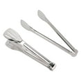 thumbnail image 4 of 9 Inch and 11 Inch Stainless Steel Food Tongs Set Kitchen Tongs Set Three Line Bread Tongs Set for Buffet BBQ Party, 4 of 16