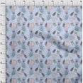 thumbnail image 3 of oneOone Viscose Chiffon Sky Blue Fabric Baby Feeder|Moon & Cartoon Sheep Kids Sewing Fabric By The Yard Printed Diy Clothing Sewing Supplies 42 Inch Wide, 3 of 4