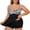 Z14-Black4, variant on Tankini Swimsuits for Women Tummy Control Bathing Suits Two Piece Tankini Tops with Bikini Bottoms Loose Fit Plus Size Swimwear with Supportive Underwire and Adjustable Straps