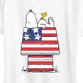 thumbnail image 3 of Peanuts - Snoopy House USA Short Sleeve Graphic T-Shirt, 3 of 6