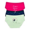 thumbnail image 2 of No Boundaries Women's Zodiac Cotton Hipster, 3-Pack, 2 of 2