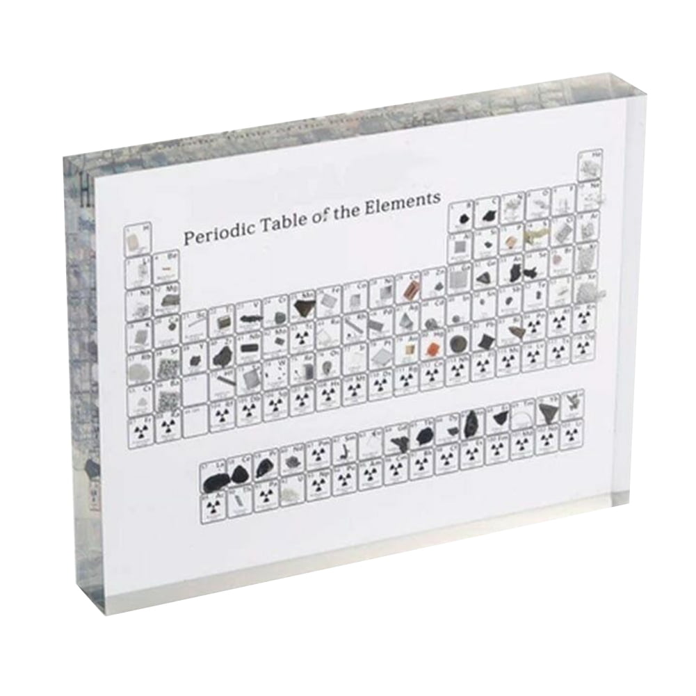 PERIODIC TABLE OF THE ELEMENTS  10 inch Resin Wall Clock  Back to school 