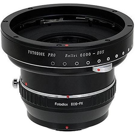 Fotodiox R6k-EOS-FXRF-P Pro Lens Mount Adapter - Rollei 6000 Series Lens To Fujifilm X-Series Mirrorless Camera Body