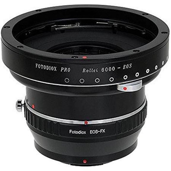 Fotodiox R6k-EOS-FXRF-P Pro Lens Mount Adapter - Rollei 6000 Series Lens To Fujifilm X-Series Mirrorless Camera Body