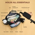 thumbnail image 4 of Fanny Pack Diaper Bag for Mom,Women's Compact Crossbody Purse,Baby Essentials Organizer,Black, 4 of 6