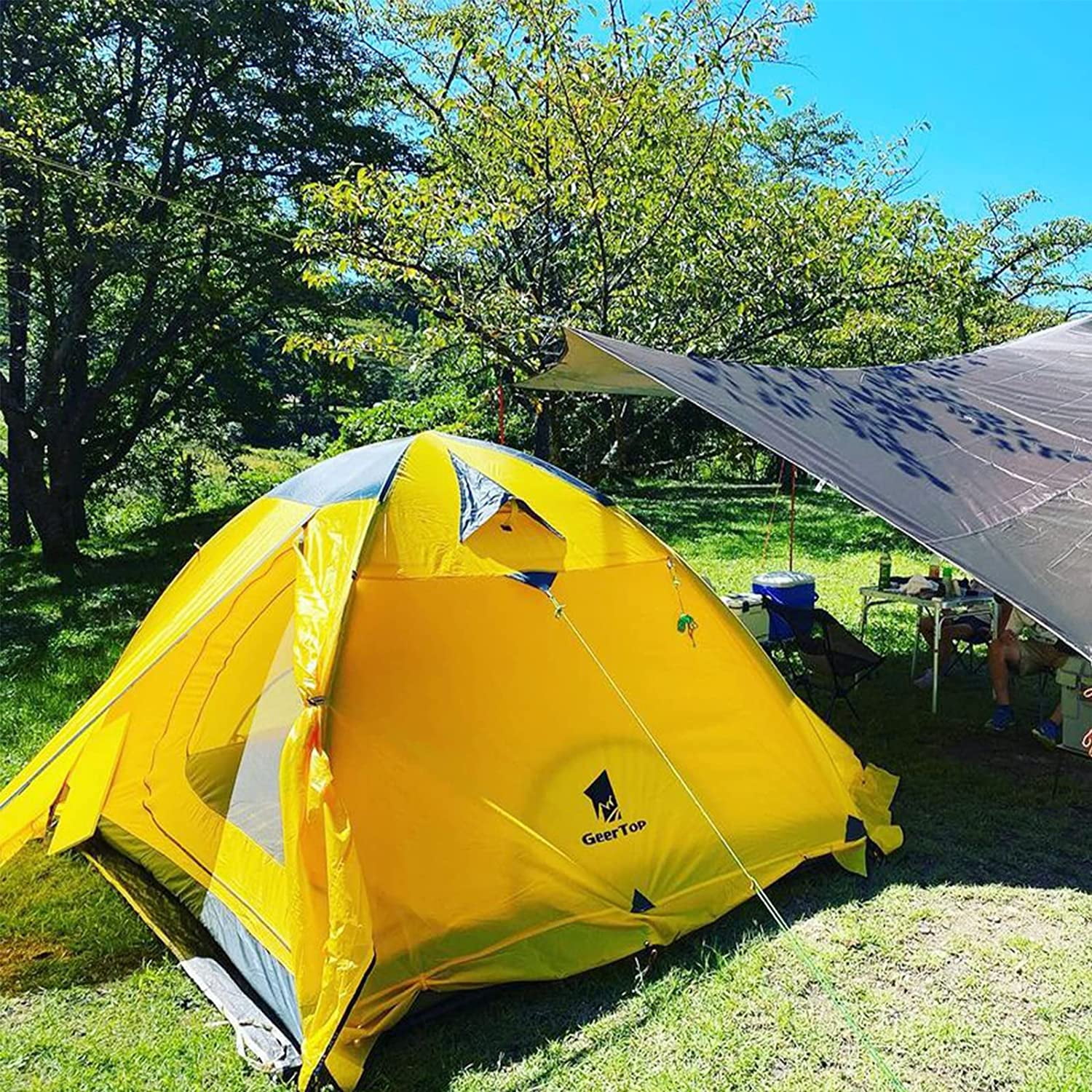 GeerTop TopRoad 2 Plus Tent イエロー GEERTOP Toproad 2 Person 4 Season Tent Review - Camp4