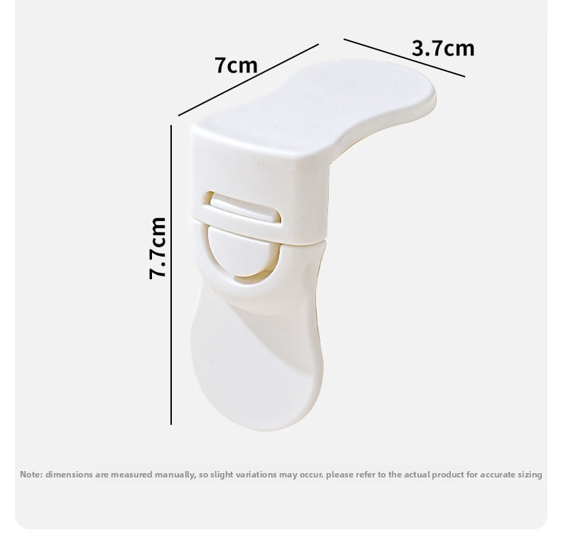 XIHAMA Corner safety lock - 10 pieces, White, multifunctional children's furniture drawer lock