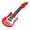 Red electric guitar, variant on 1:12 Doll House Mini Furniture Miniature Musical Instrument Pocket Musical Instrument Guitar Bass Model