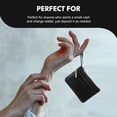 thumbnail image 3 of Coin Purse Leather Keychain Design Zipper Small Wallet Coin Change Purse, 3 of 7