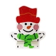 thumbnail image 2 of Soporte para escritorio Cgtredaw con pintura diamantes regalo para Niñas muñeco Nieve Navidad, 2 of 9