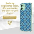 thumbnail image 2 of Caseyard TPU Clear Case for iPhone 13 Mini with Moroccan Tile design phone cover, 2 of 7
