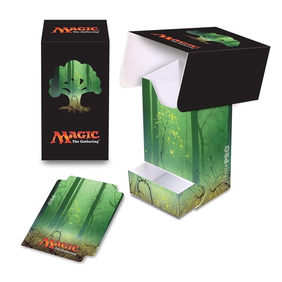 Ultra Pro ULP86535 Mana 5 Forest Full View Deck Box with Tray for Magic The Gathering
