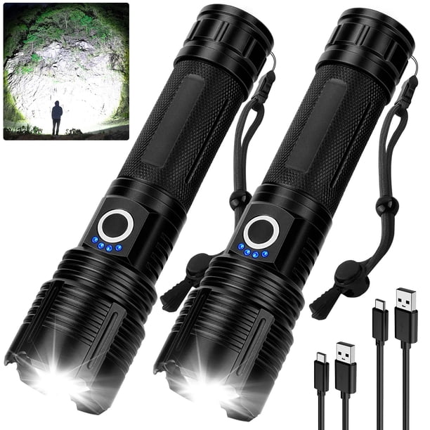 Linterna Vinderfine de Alto Lumen 99,000lm Recargable (Paquete de 2)