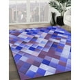 thumbnail image 3 of Ahgly Company Machine Washable Indoor Rectangle Transitional Purple Amethyst Purple Area Rugs, 2' x 4', 3 of 7