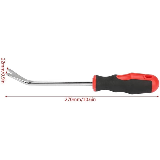 Destornillador de hebilla recortada, pinzas de extracción de acero de aleación de cromo vanadio de palanca, herramienta de remache de demolición para extracción de clavos de remache y reparación de puertas de automóviles ZefeiWu 8390605258879
