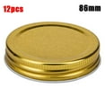 thumbnail image 3 of CAROOTU 12/24pcs Splits-Type Lids Sealing Storage Solid Caps for Regular/Wide Mouth Mason Jar, 3 of 7