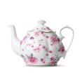 thumbnail image 1 of Btat- Tetera Floral Con Caja De Regalo 38 Oz Blanca Con Rosas Rosadas Y Adornos Dorados Tetera De Porcelana Cerámica Apta Para Lavavajillas Regalos De Navidad Brew To A Tea NA, 1 of 5