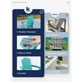 thumbnail image 2 of KINGYES HDPE Adirondack Chair, All-Weather Outdoor Fire Pit Chairs for Patio Deck Lawn, Tiffany, 2 of 8